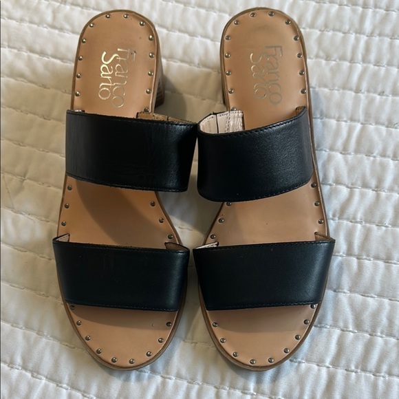 Franco Sarto Black Women's Sandals - Picture 1 of 9